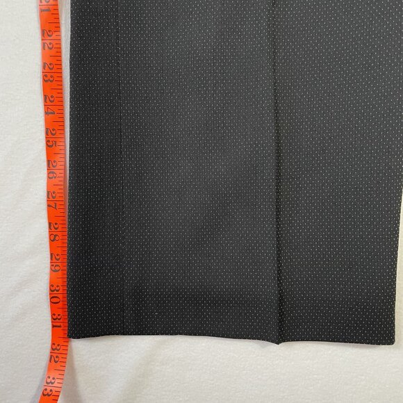 LOFT Laura Fit Trousers Dress Pants Size 8 Black Wide Leg Flowy Lined - Picture 12 of 16